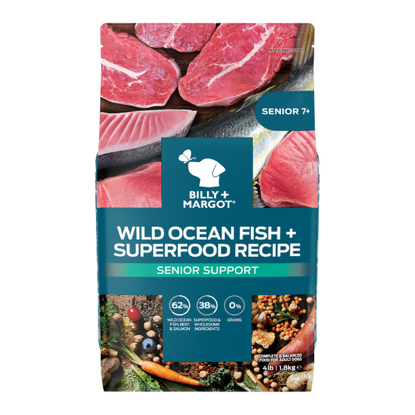 Billy Margot Wild Ocean Fish Superfood Recipe Dry Senior Support D