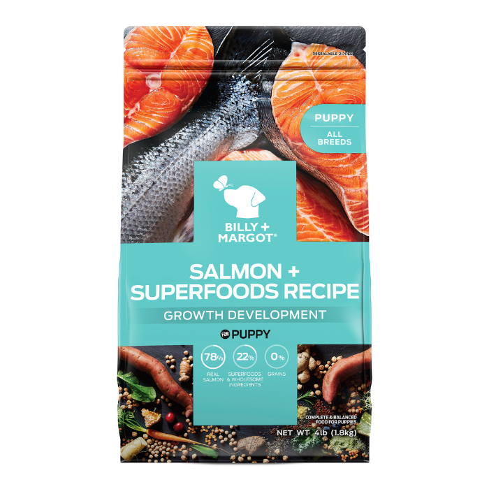 Billy Margot Puppy Salmon Superfood Blend Dry Dog Food 1.8kg